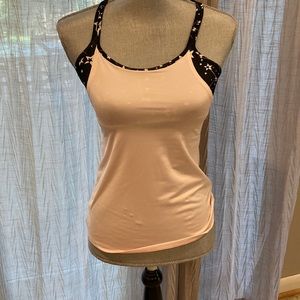 Tank top with built in sports bra